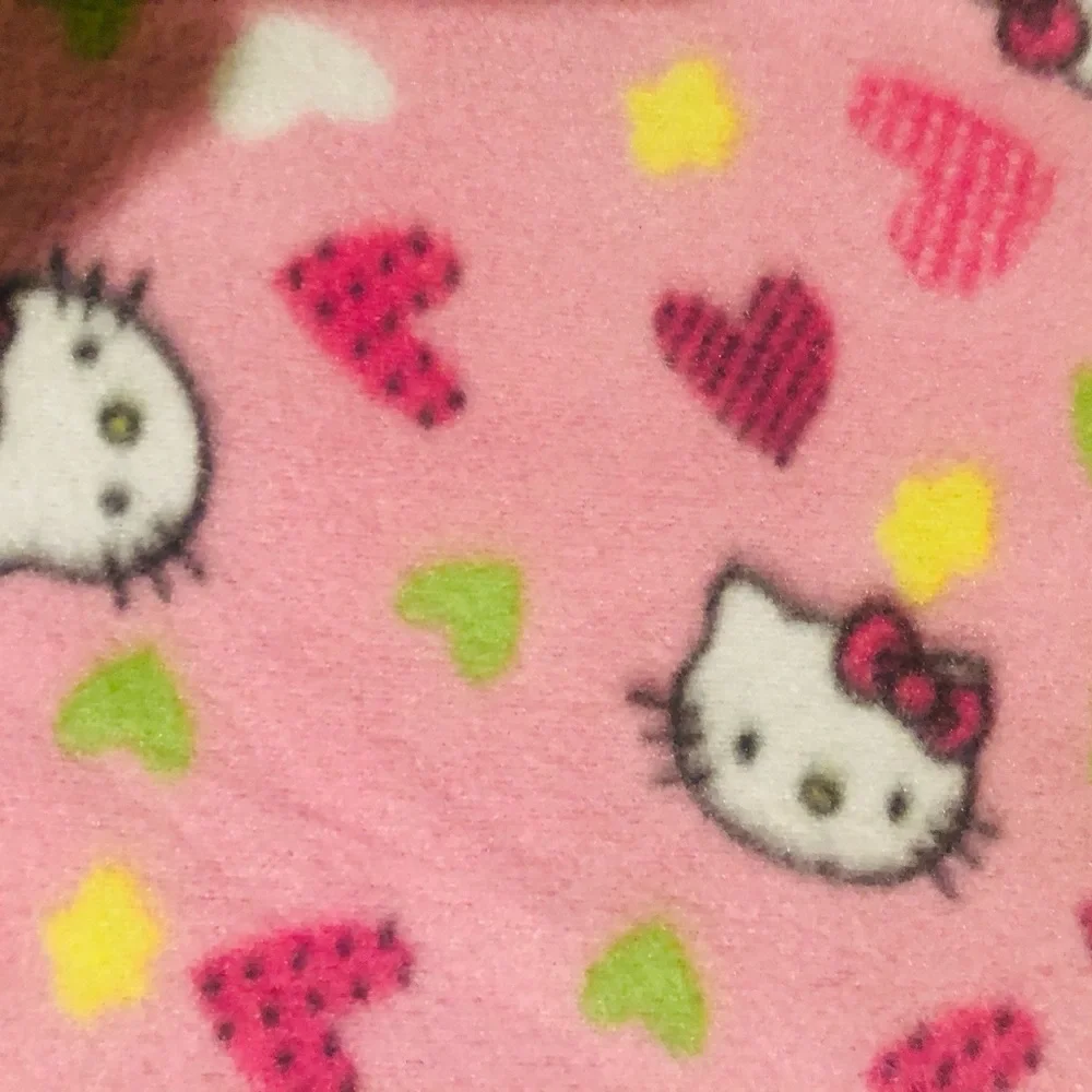 Hello Kitty Cat Dog Doll Double Fleece Blanket 19”x24”